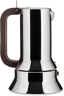 Cafetera italiana Alessi dorado